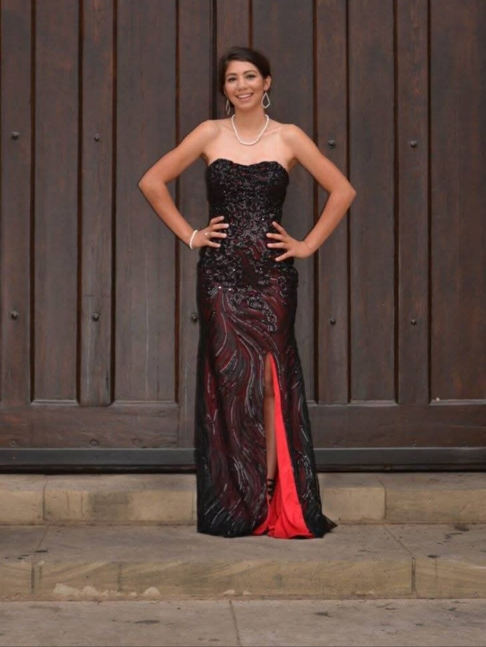 Milano Formals 2017 Strapless Dress
